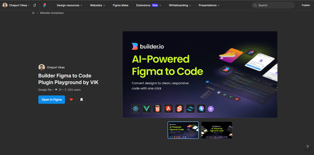 Figma to Code Plugin Playground